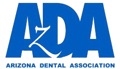 The image features a logo with the text AZA prominently displayed, suggesting an association related to Arizona dental professionals.
